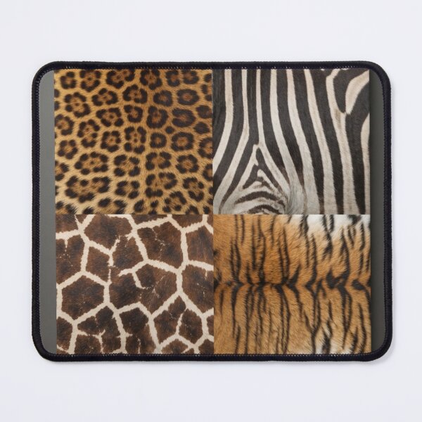 Item preview, Quad Panel Wild Animal Print and Safari Hide Patterns Art designed and sold by AfresStudio.