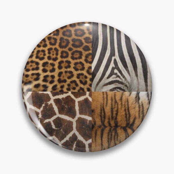 Item preview, Quad Panel Wild Animal Print and Safari Hide Patterns Art designed and sold by AfresStudio.