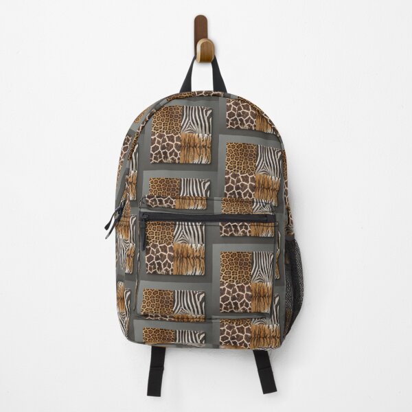 Item preview, Quad Panel Wild Animal Print and Safari Hide Patterns Art designed and sold by AfresStudio.