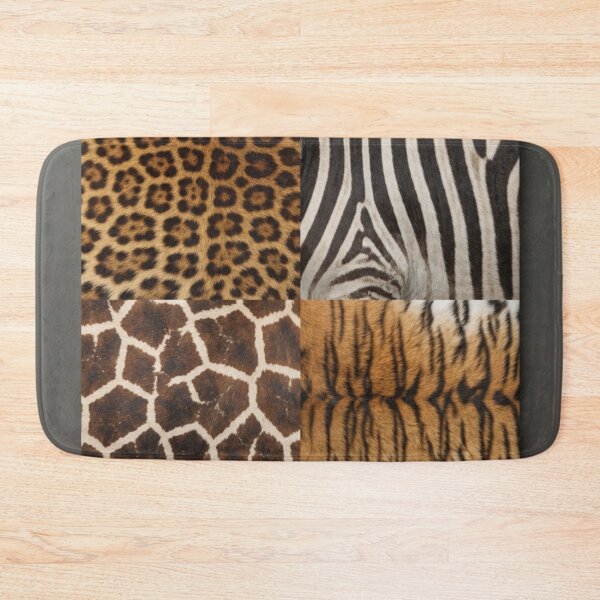 Item preview, Quad Panel Wild Animal Print and Safari Hide Patterns Art designed and sold by AfresStudio.