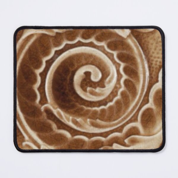 Item preview, Brown fern ceramic tile designed and sold by H4ppy01.