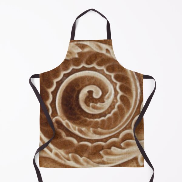 Item preview, Brown fern ceramic tile designed and sold by H4ppy01.