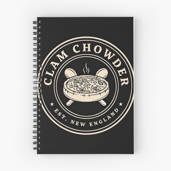 Item preview, Vintage New England Clam Chowder Circular Badge Emblem Vector designed and sold by Shutter-Dragon.