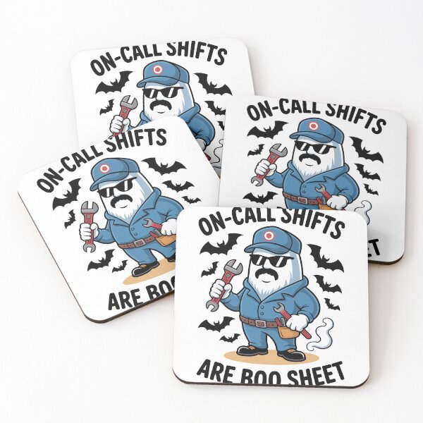Item preview, On-Call Shifts Are Boo Sheet Funny Halloween Plumber designed and sold by jkrphoto.