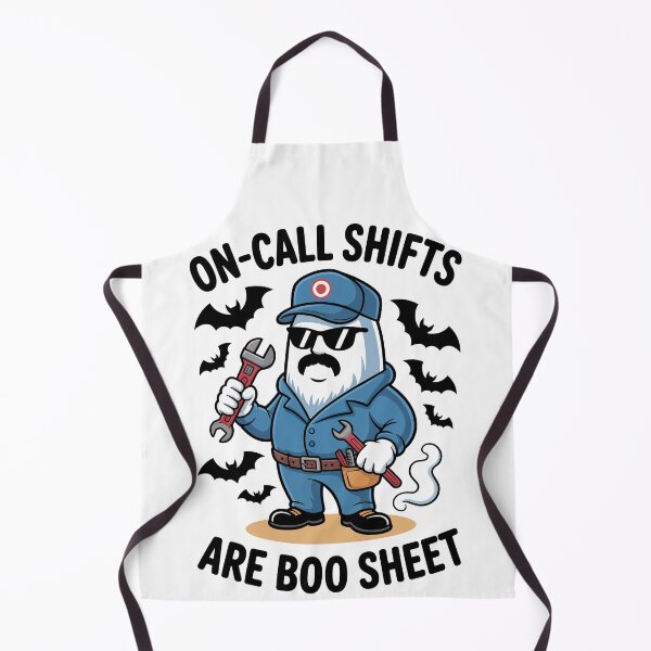 Item preview, On-Call Shifts Are Boo Sheet Funny Halloween Plumber designed and sold by jkrphoto.