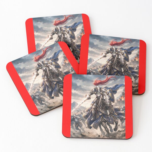 Item preview, cavalry knight silver (no border) designed and sold by Crimsonmerchant.