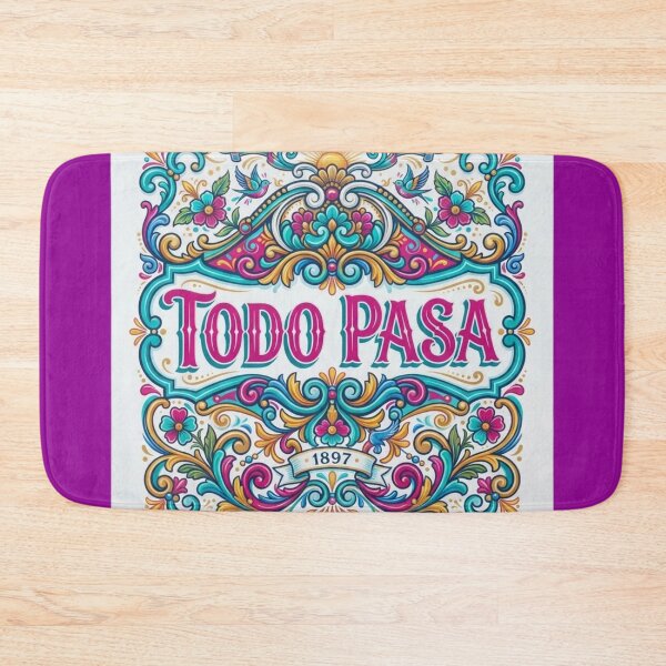 Item preview, Everything Passes – Inspired by Traditional Argentine Fileteado Porteño designed and sold by Esencia Argentina.