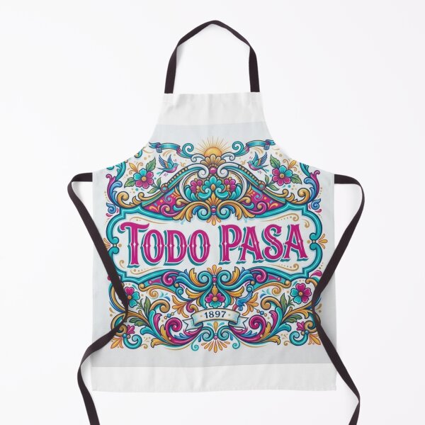 Item preview, Everything Passes – Inspired by Traditional Argentine Fileteado Porteño designed and sold by Esencia Argentina.