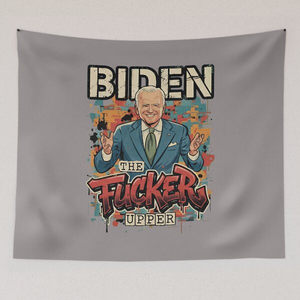 Item preview, Biden The Fucker Upper Political Humor Shirt-85 designed and sold by SarahKulling.