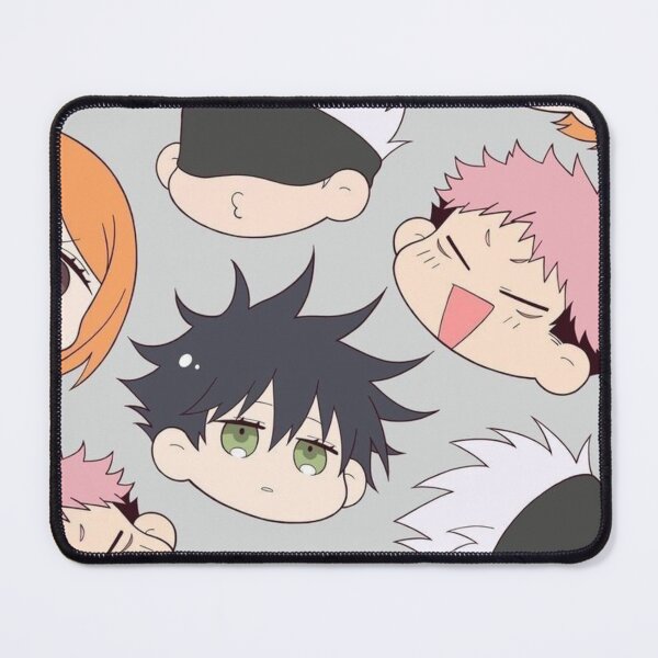 Item preview, Jujutsu Kaisen Chibi Head Pattern – Yuji Megumi Nobara Gojo designed and sold by frantuliuss.
