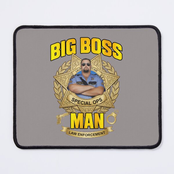 Item preview, Big Boss Man Police Badge Retro Wrestling-29 designed and sold by SarahKulling.