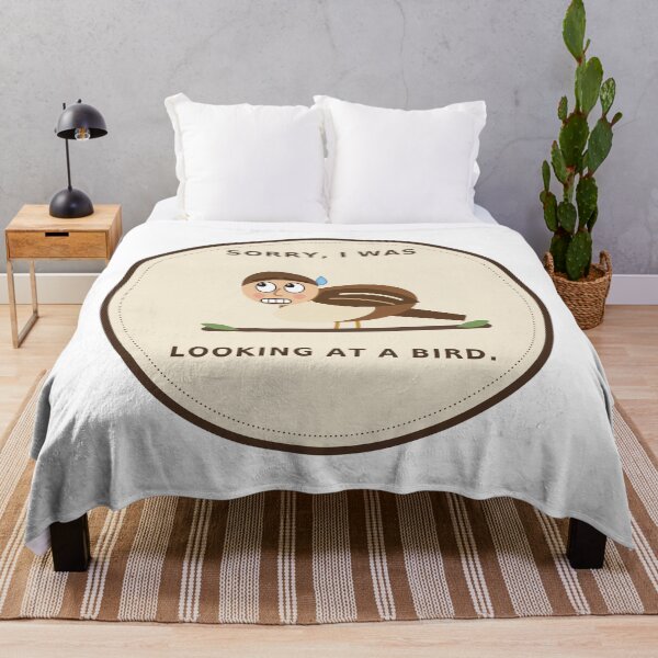 Item preview, Sorry I Was Looking at a Bird Funny Sparrow designed and sold by Printsby.