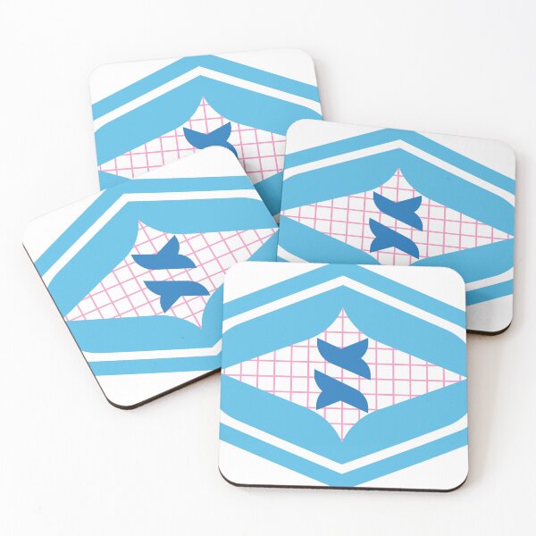 Item preview, Abstract Blue Symbol | Geometric Retro Art  designed and sold by Half Mess.
