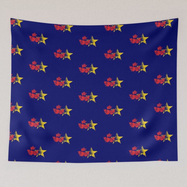 Item preview, Canadian Maple Leaf & European Star - Flag Inspired Design - Canada UE designed and sold by RR-Arts.