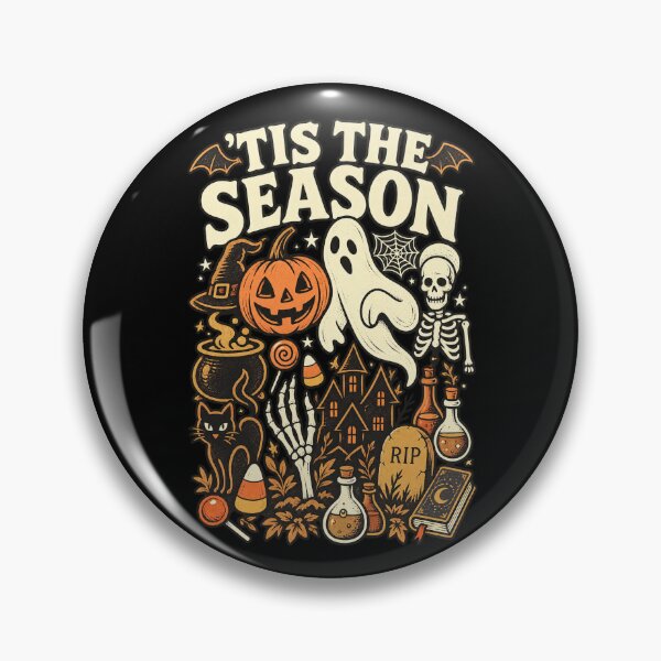 Item preview, Tis the Season Spooky Halloween Collage designed and sold by NoeValdric.