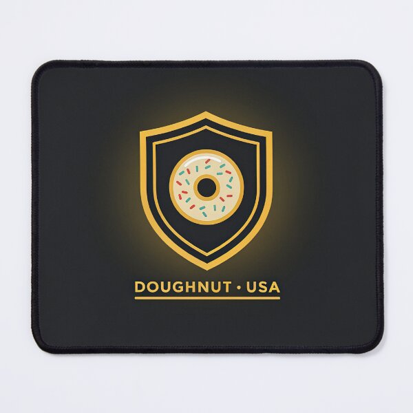 Item preview, Vintage American Sprinkled Doughnut Shield Badge Emblem Vector designed and sold by Shutter-Dragon.