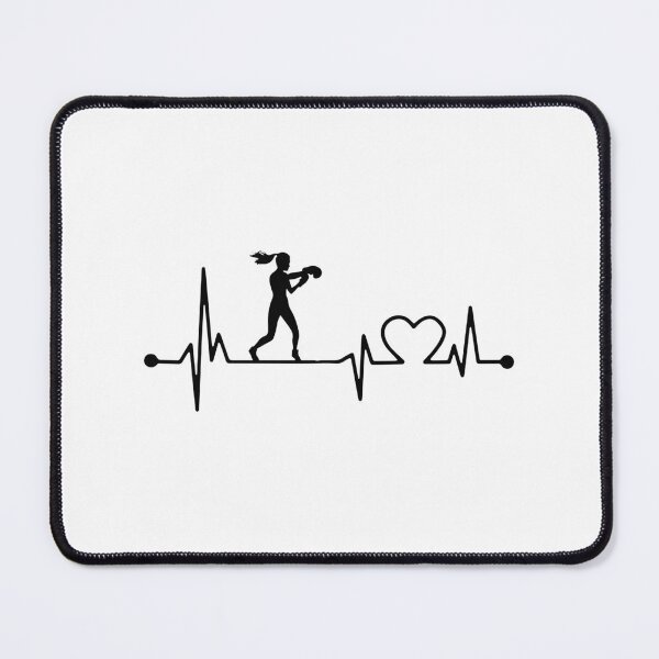 Item preview, Boxing Heartbeat Graphic Design for Fight Enthusiasts and Sports Fans designed and sold by Pro Designers.