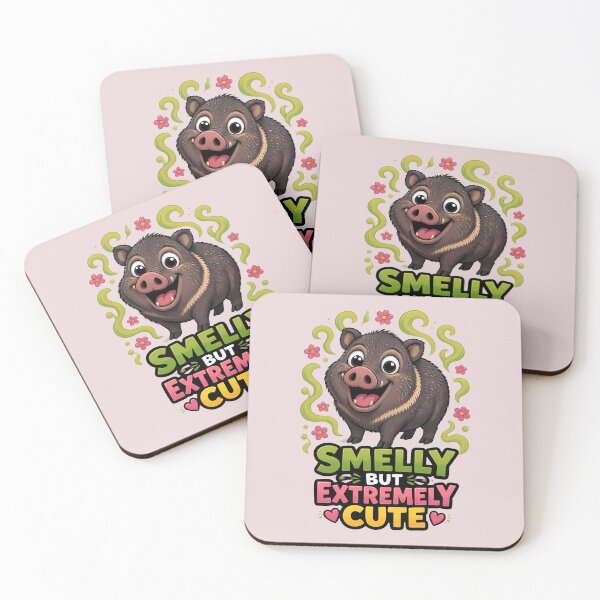 Item preview, Smelly But Extremely Cute – Funny Javelina Collared Peccary designed and sold by Art-Arcade6.