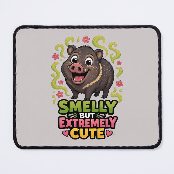 Item preview, Smelly But Extremely Cute – Funny Javelina Collared Peccary designed and sold by Art-Arcade6.