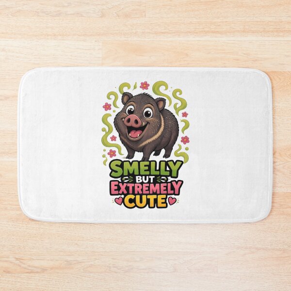 Item preview, Smelly But Extremely Cute – Funny Javelina Collared Peccary designed and sold by Art-Arcade6.
