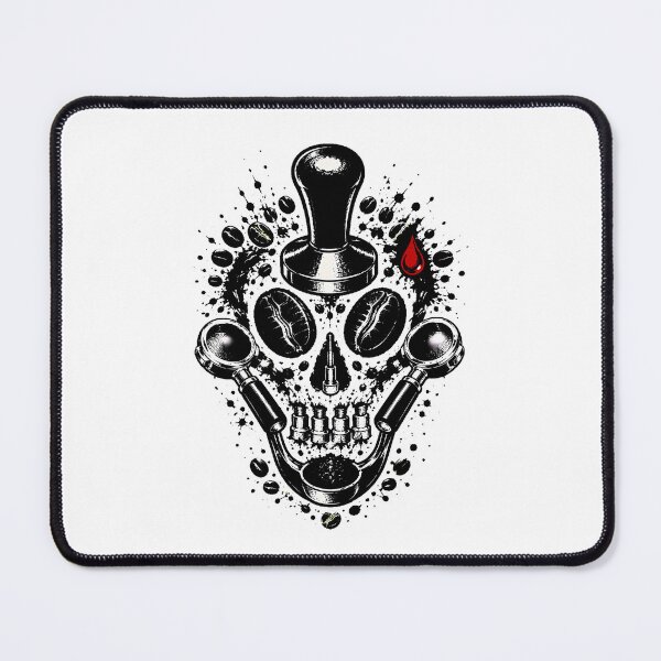Item preview, Barista Skull Portafilter Ink Espresso Lover designed and sold by chattsuede.
