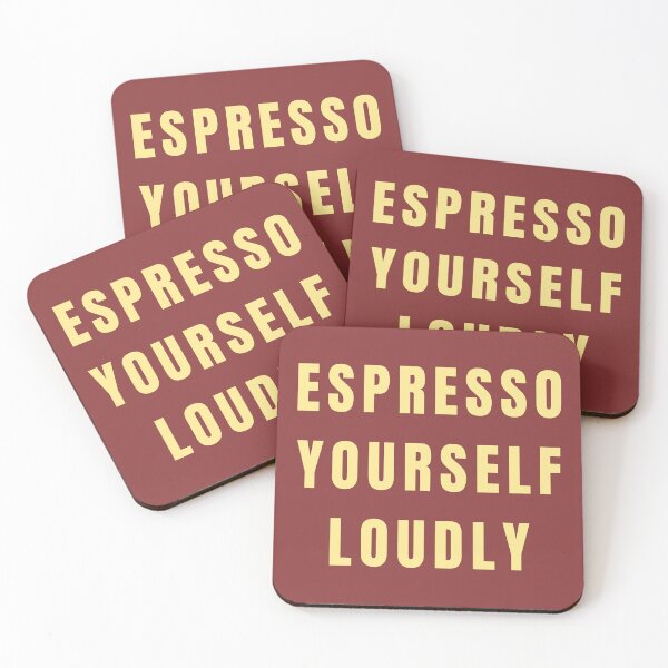 Item preview, Espresso Yourself Loudly  designed and sold by Lynn Williams.