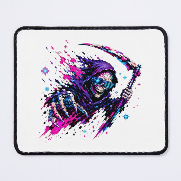 Item preview, Synthwave Reaper Shutter Shades Scythe Streetwear Gamer designed and sold by chattsuede.