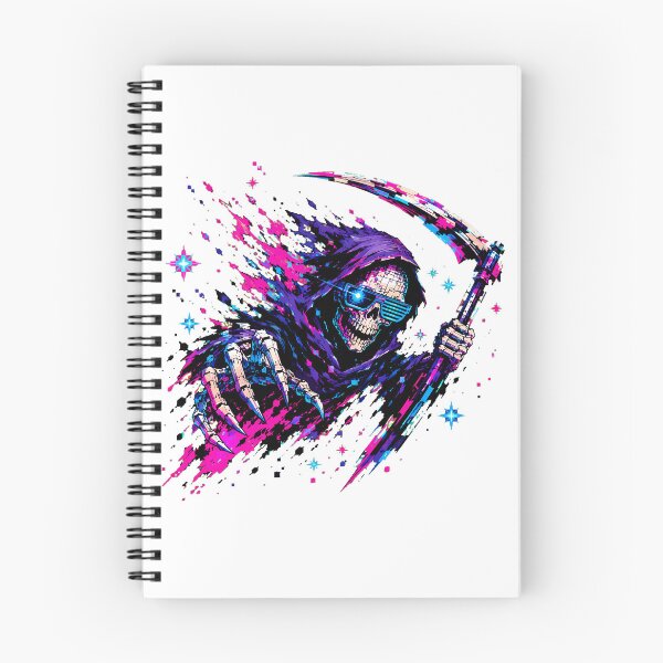Item preview, Synthwave Reaper Shutter Shades Scythe Streetwear Gamer designed and sold by chattsuede.