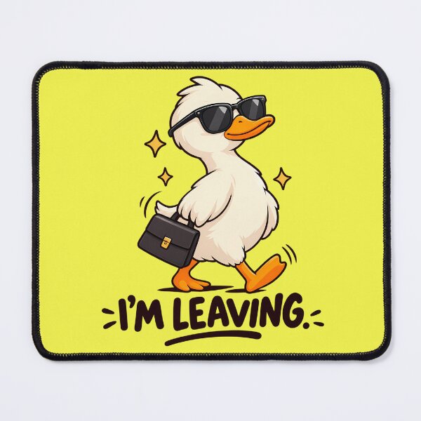 Item preview, I’m Leaving Duck – Funny Sunglasses Duck Office Humor designed and sold by Srijan-studio.