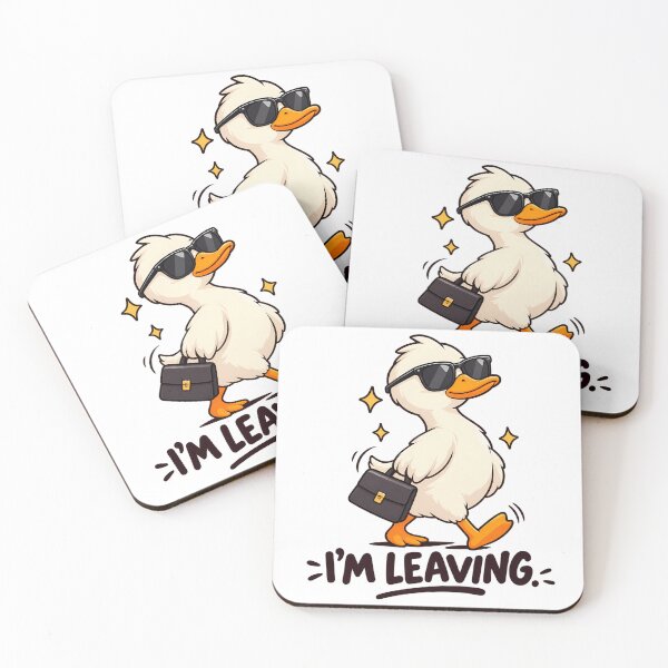 Item preview, I’m Leaving Duck – Funny Sunglasses Duck Office Humor designed and sold by Srijan-studio.
