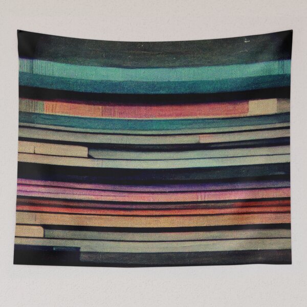 Item preview, Vintage VHS Tape Cinema Stack Movie Poster designed and sold by Cine8.