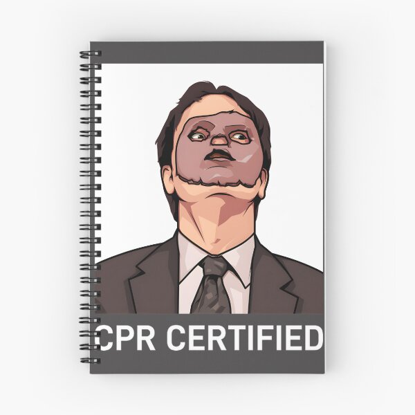 Item preview, Dwight Schrute CPR Certified Funny Office Meme Design designed and sold by dianthuss.