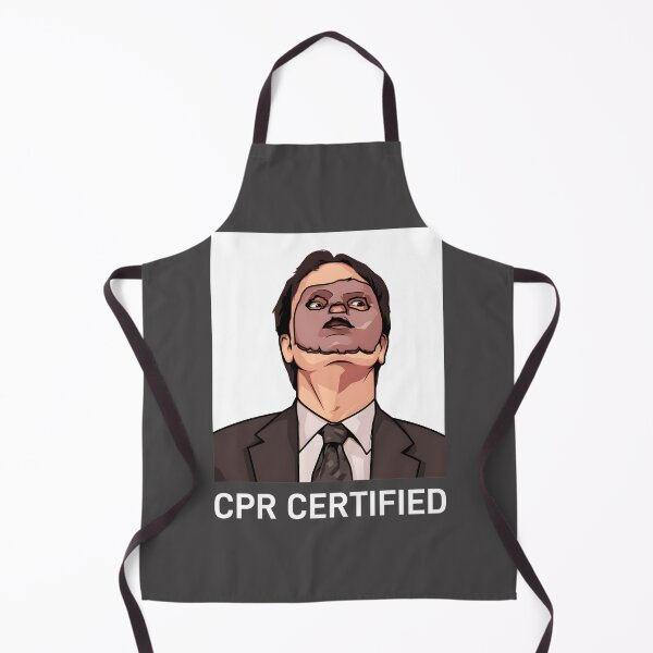 Item preview, Dwight Schrute CPR Certified Funny Office Meme Design designed and sold by dianthuss.