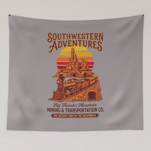 Item preview, Big Thunder Mountain Railroad Retro Sunset Shirt-62 designed and sold by JoshuaKuhner.