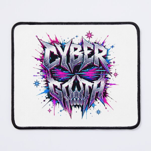 Item preview, Cybergoth Chrome Fangs Paint Splatter Alternative designed and sold by chattsuede.