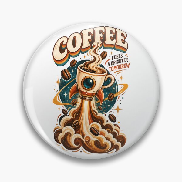 Item preview, Coffee Fuels A Brighter Tomorrow Rocket Cup designed and sold by Sovereign Supply Co..