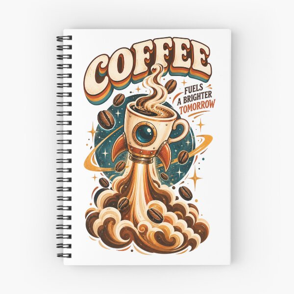 Item preview, Coffee Fuels A Brighter Tomorrow Rocket Cup designed and sold by Sovereign Supply Co..