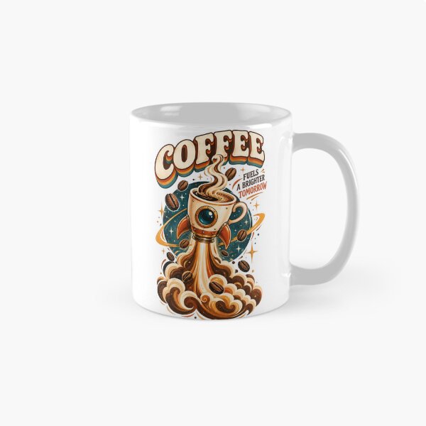 Item preview, Coffee Fuels A Brighter Tomorrow Rocket Cup designed and sold by Sovereign Supply Co..