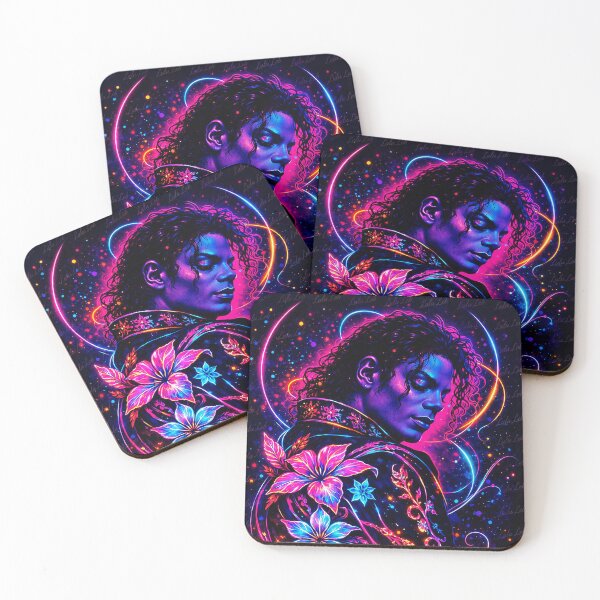 Item preview, Michael Jackson Magical Neon Tribute designed and sold by LuluLeb.
