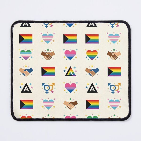 Item preview, Inclusivity & Pride Community Symbols Pattern designed and sold by Sybille-Yates.
