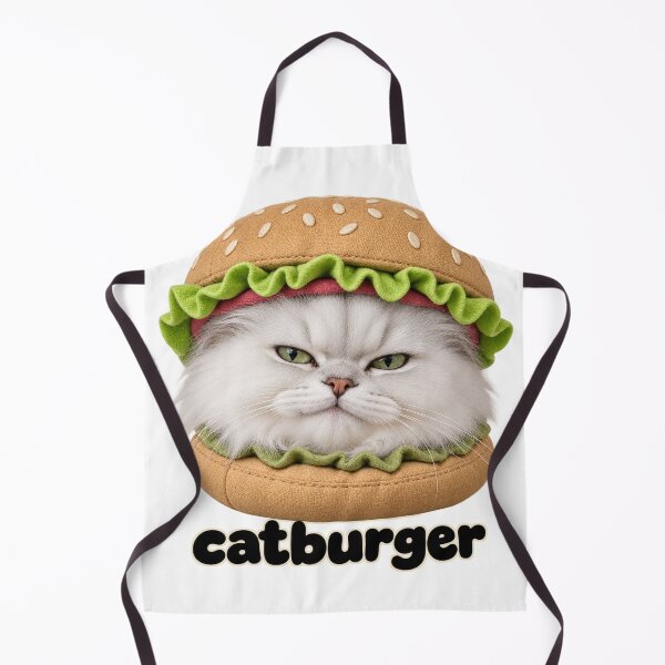 Item preview, Unimpressed White Catburger designed and sold by Fuzzy-Error.