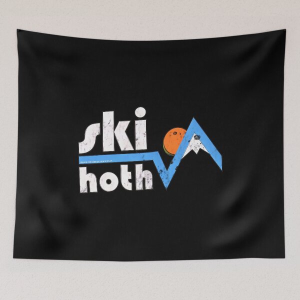 Item preview, Skis Hoths Mountain Sun designed and sold by ZenobiaKingsley.