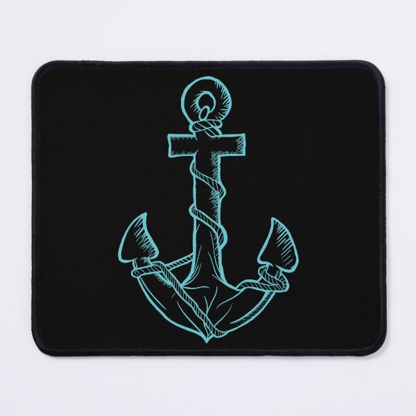 Item preview, Rope Anchor | Vintage Nautical Line Art | Vintage Anchor designed and sold by Half Mess.