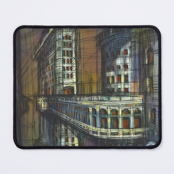 Item preview, Vibrant Urban Cityscape Sketch – Architectural Line Art for Architects and City Lovers designed and sold by IlustratorCAT.