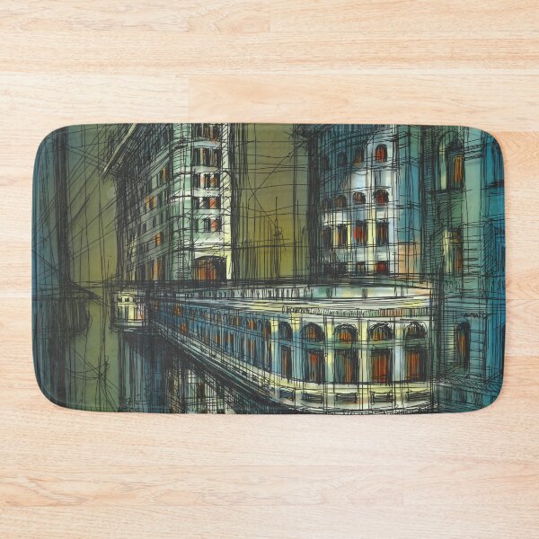 Item preview, Vibrant Urban Cityscape Sketch – Architectural Line Art for Architects and City Lovers designed and sold by IlustratorCAT.