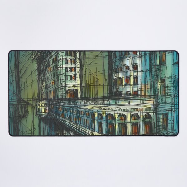 Item preview, Vibrant Urban Cityscape Sketch – Architectural Line Art for Architects and City Lovers designed and sold by IlustratorCAT.
