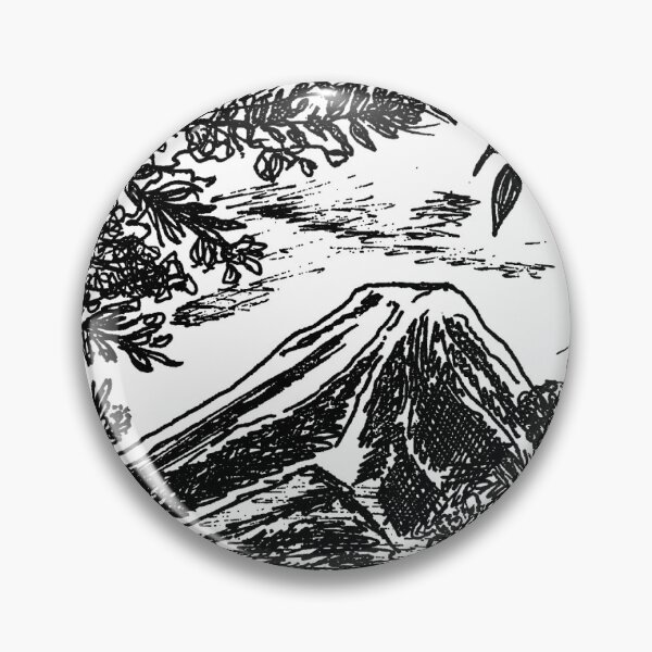 Artikelvorschau, Berg Fuji entworfen und verkauft von ellsbellscreative.