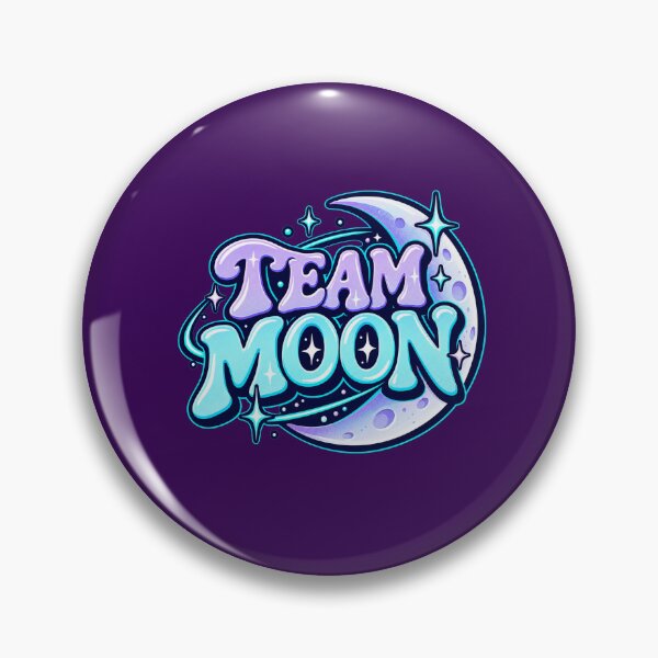Artikelvorschau, Team Moon – Pastellfarbene kosmische Mondliebhaber-Typografie entworfen und verkauft von MetaModel Editions.