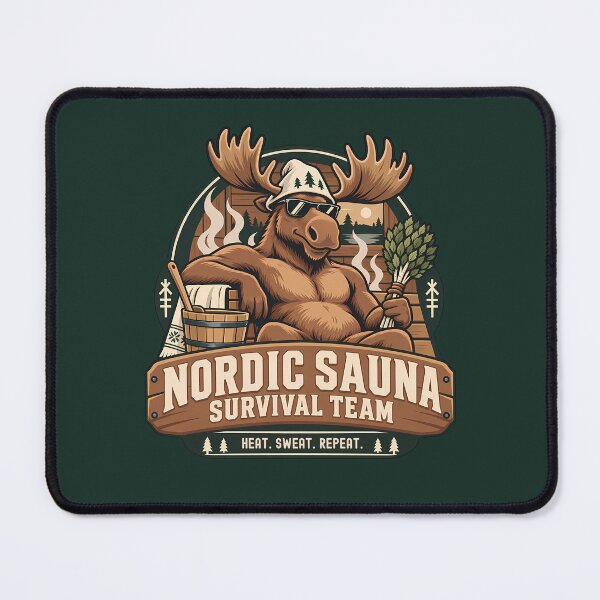 Item preview, Nordic Sauna Moose Survival Team designed and sold by Infinitee8hirts.