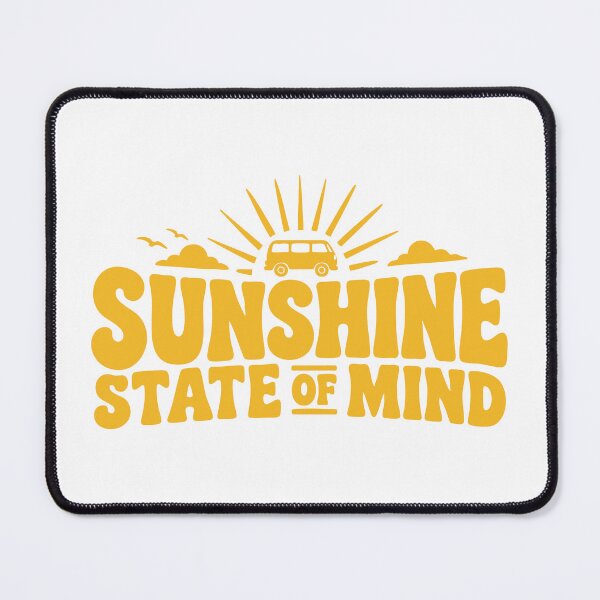 Item preview, Sunshine State of Mind Retro Typography designed and sold by MACHDESIGN.